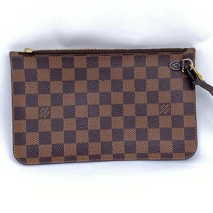 Louis Vuitton Damier Ebene clutch purse wristlet - new